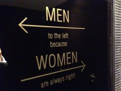 men to the left
